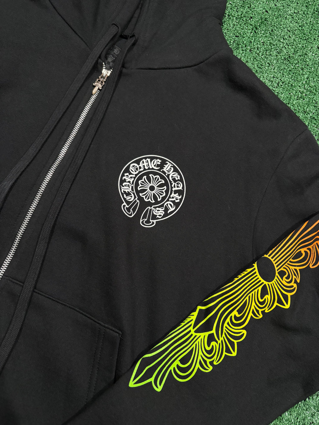 Chrome Hearts Floral Gradient Zip Up
