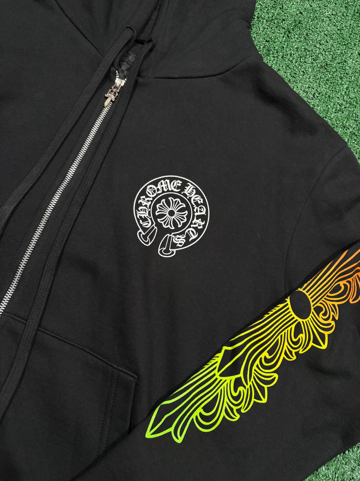 Chrome Hearts Floral Gradient Zip Up