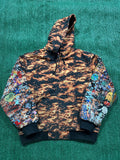 Supreme AOI Embroidered Hooded Work Jacket Flames