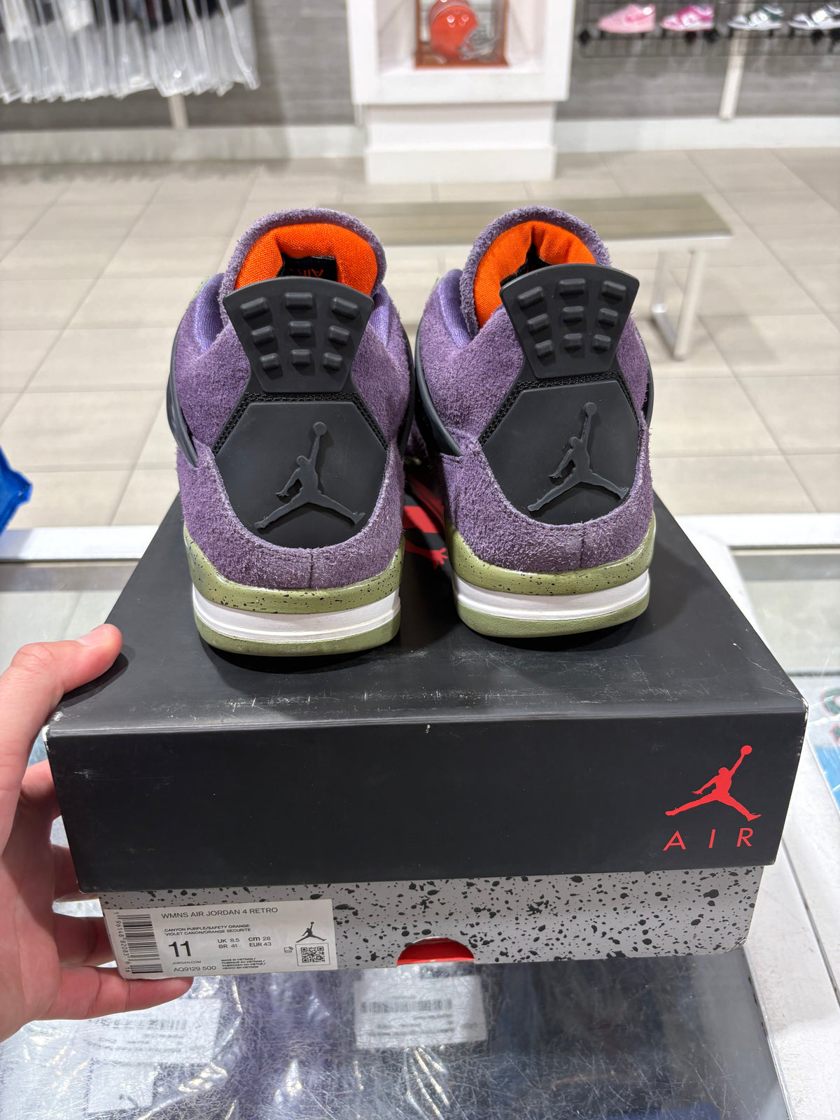 Jordan 4 Retro Canyon Purple (Women's)