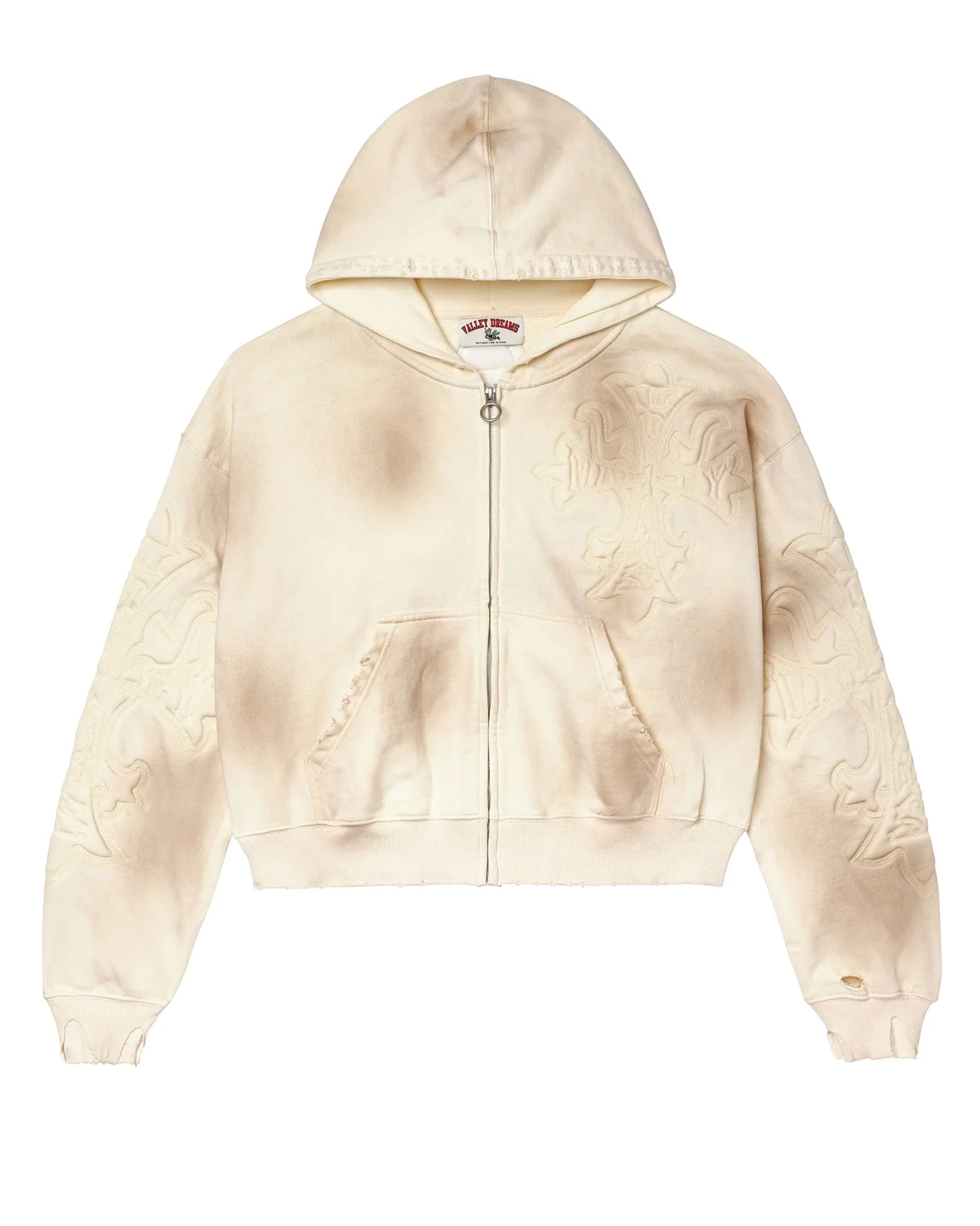 Vale Forever Carver Zip Up Cream