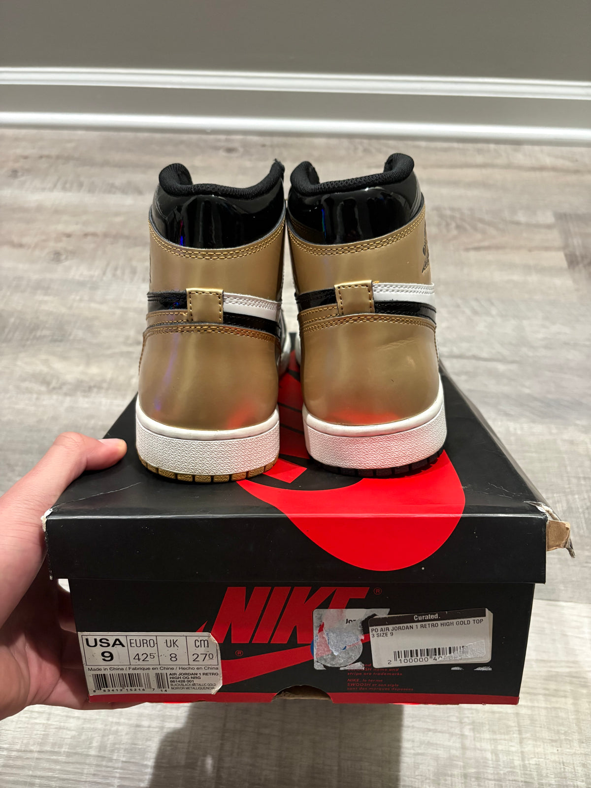 Jordan 1 Retro High Gold Top 3