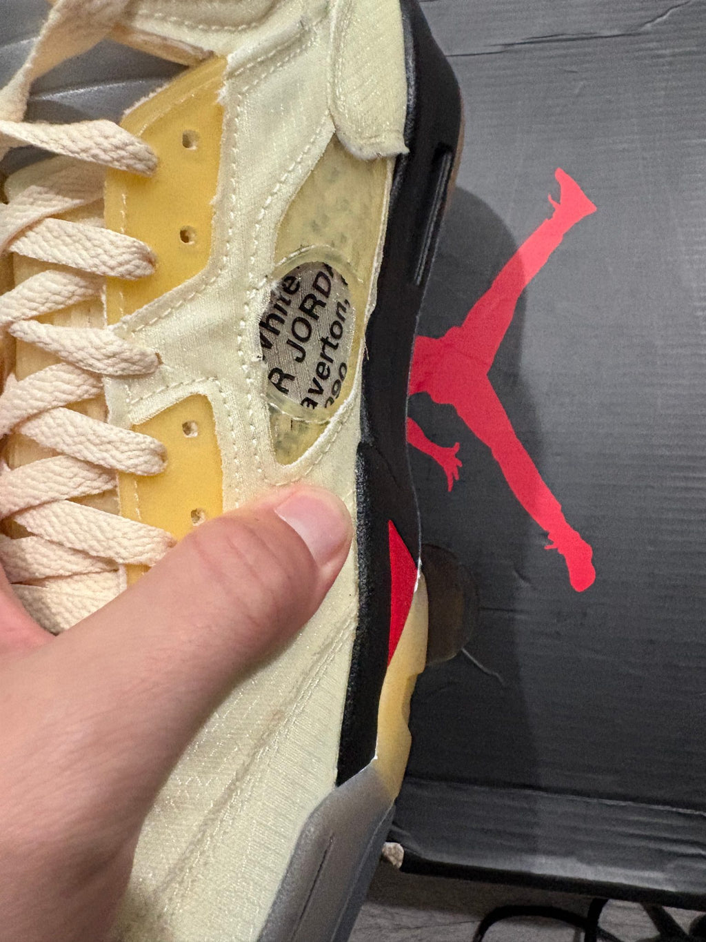 Jordan 5 Retro Off-White Sail