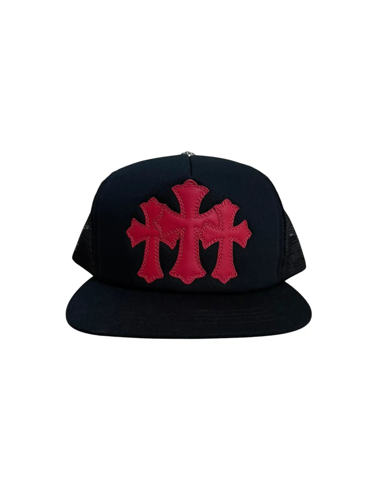 Chrome Hearts Cemetery Trucker Black/ Red
