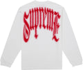Supreme Intarsia L/S Top White