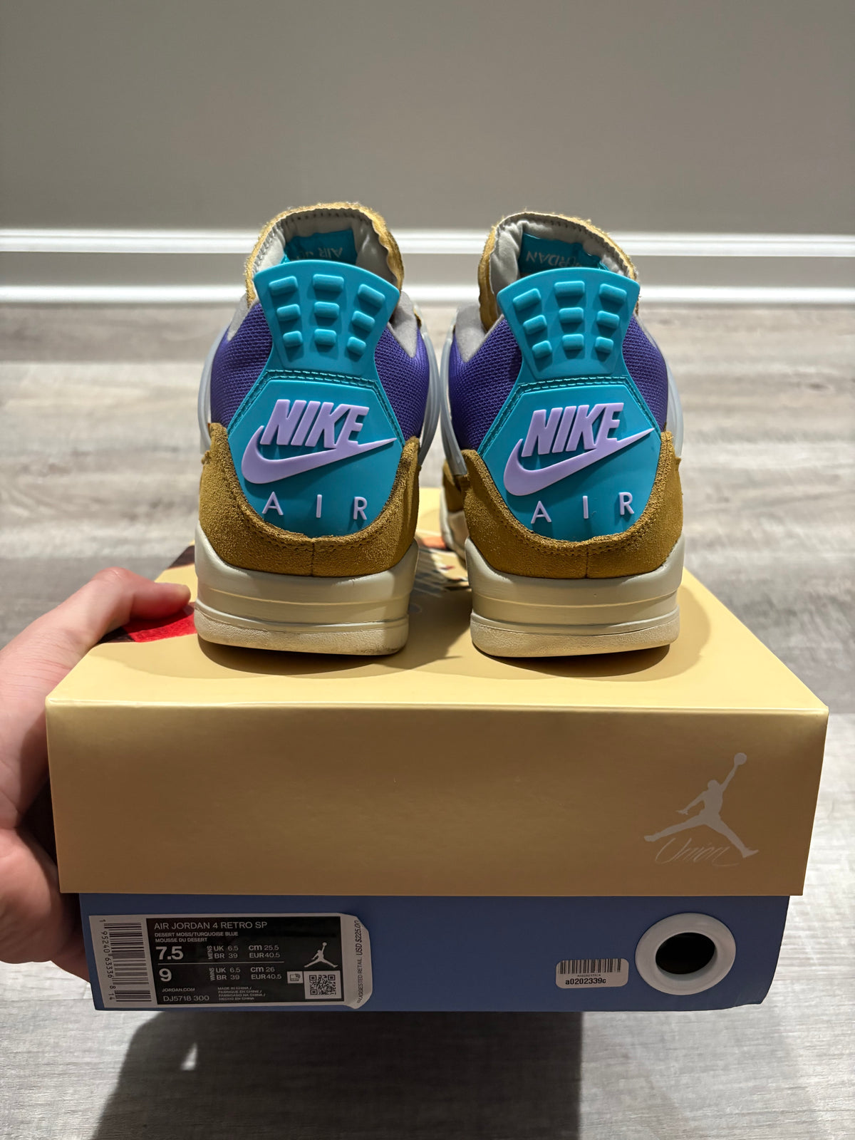 Jordan 4 Retro SP 30th Anniversary Union Desert Moss