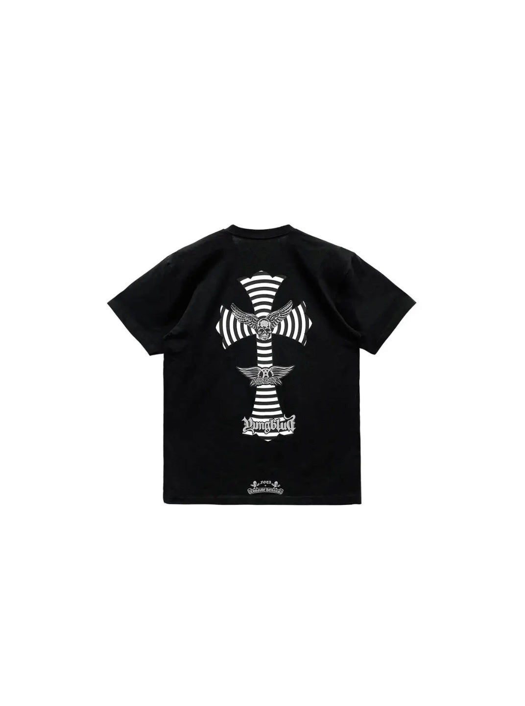 Chrome Hearts Foti Aerosmith Yungblood Cross Tee Black