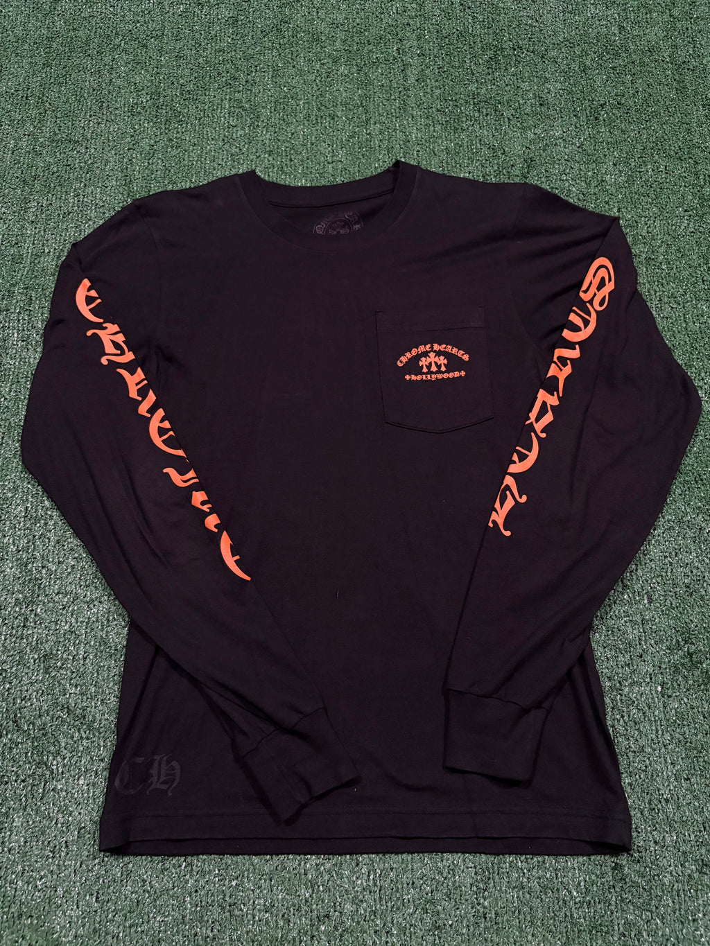 Chrome Hearts Orange Triple Cross Longsleeve