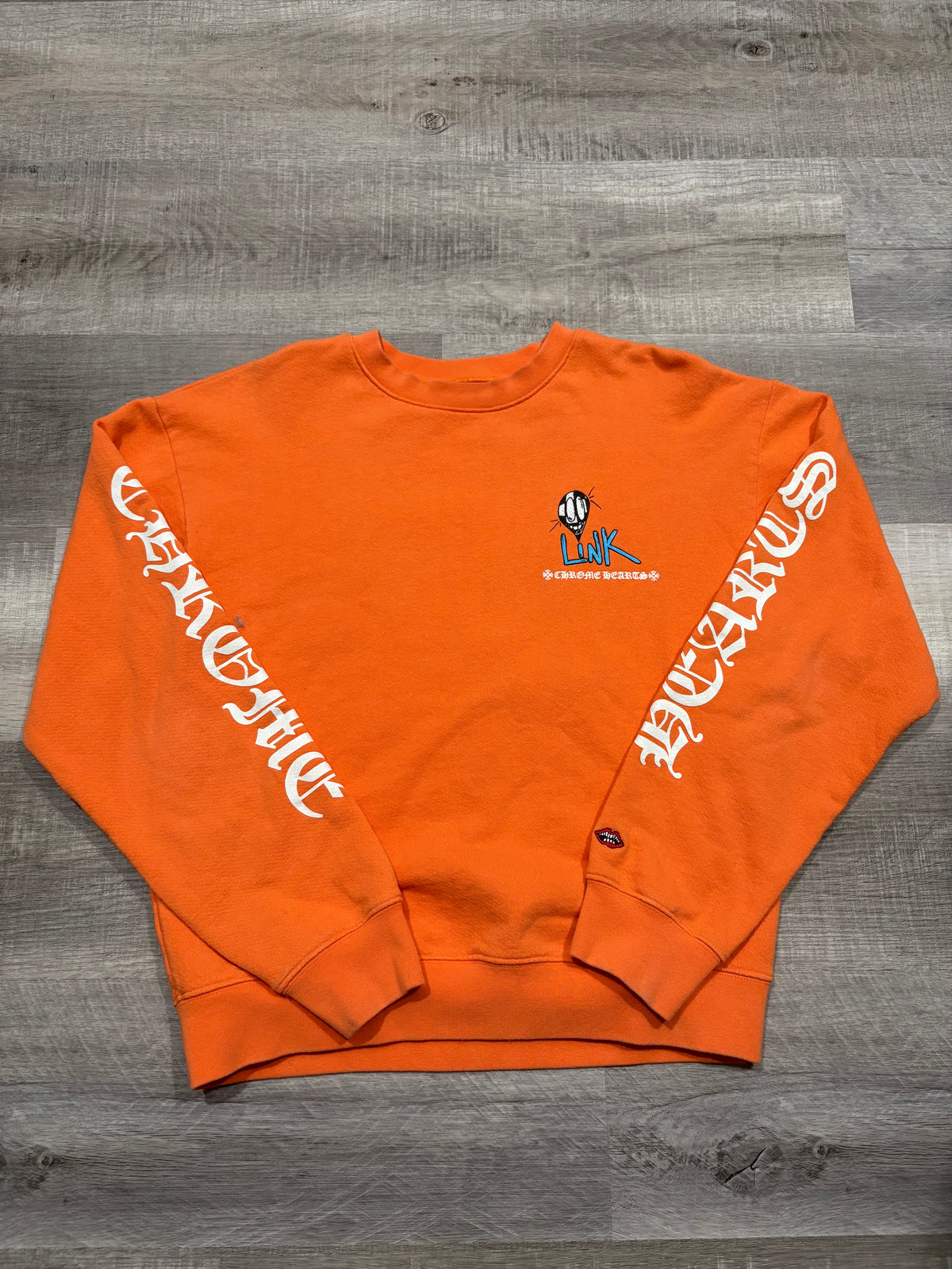 Chrome Hearts Matty Boy Link & Build Crewneck Orange