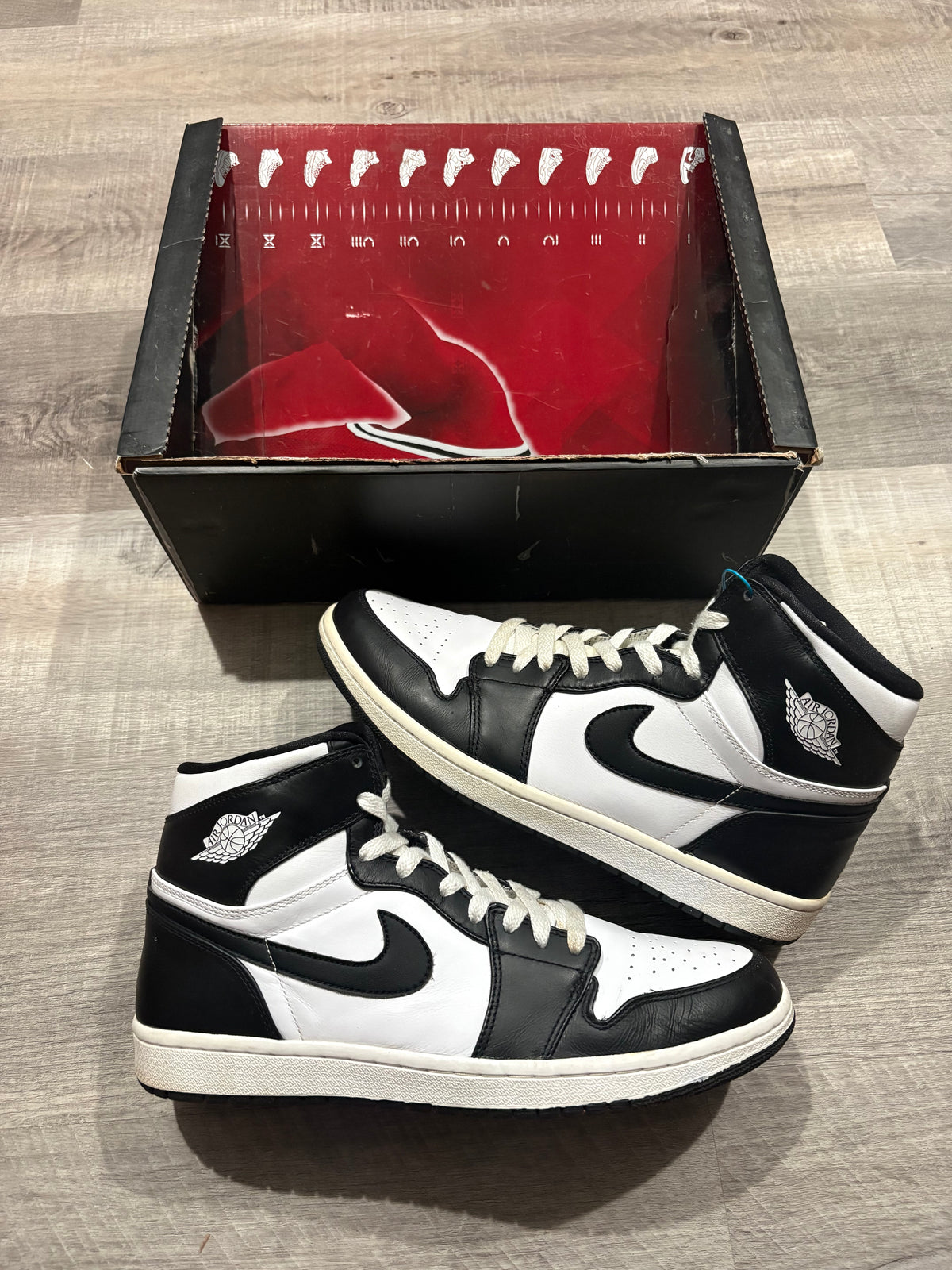 Jordan 1 Retro White Black CDP (2008)