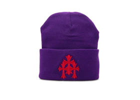 Chrome Hearts Watch Beanie Purple
