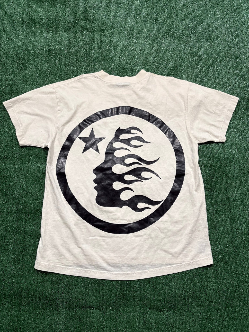 Hellstar Classic T-shirt White/Black (Gel Print)