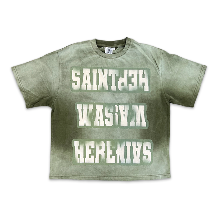 Saint Vanity Saint Was Here Tee "Green"