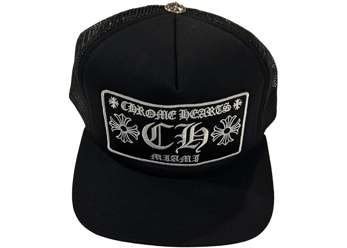 Chrome Hearts Miami Exclusive Trucker Hat Black