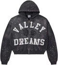 Vale Forever Classico Zip Up Hoodie Black
