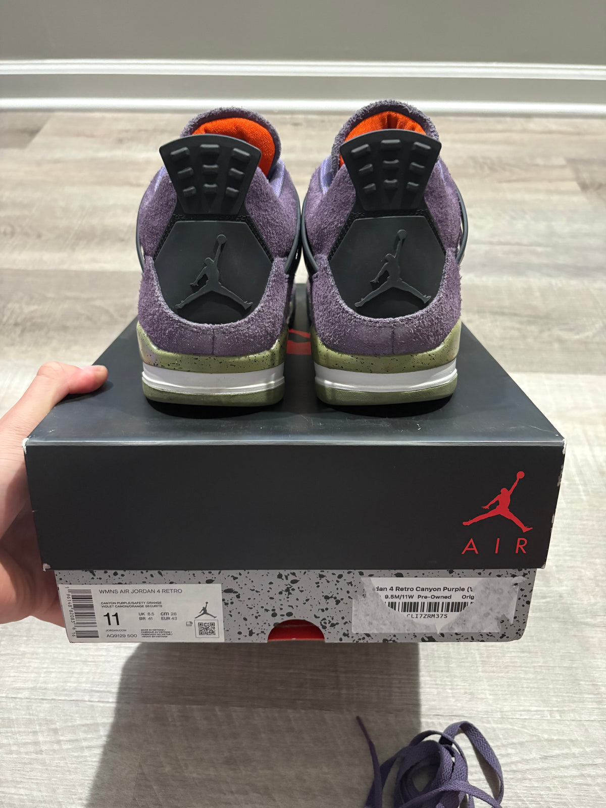 Jordan 4 Retro Canyon Purple (Women's)