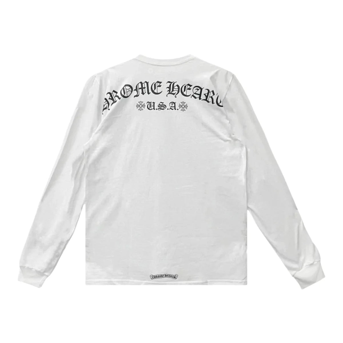 Chrome Hearts U.S.A Shoulder L/S TeeWhite