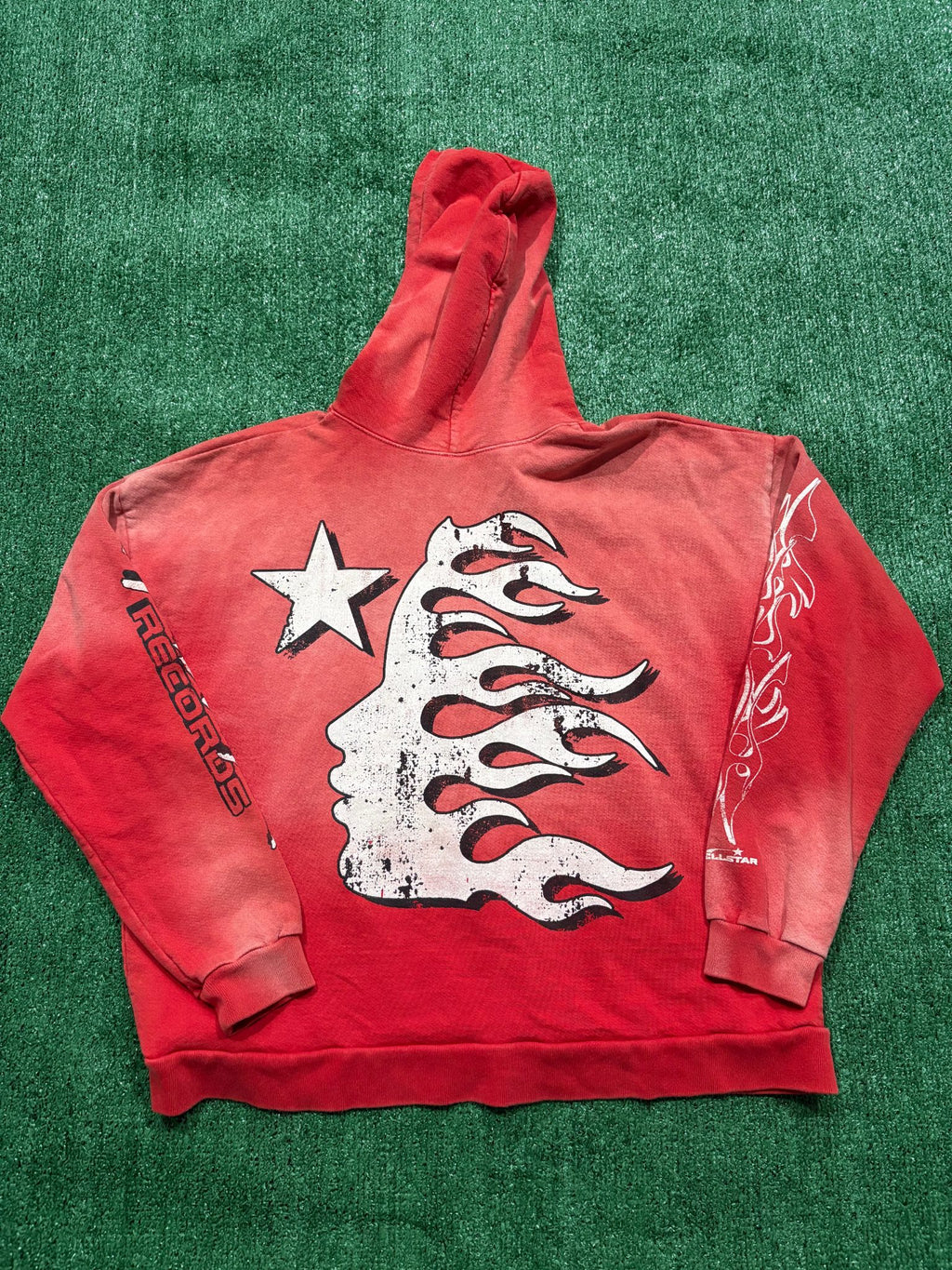 Hellstar Records Hoodie Red