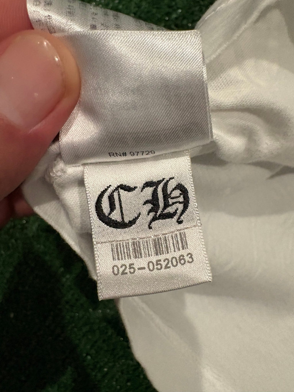 Chrome Hearts Gradient Logo T-shirt White/Yellow/Orange