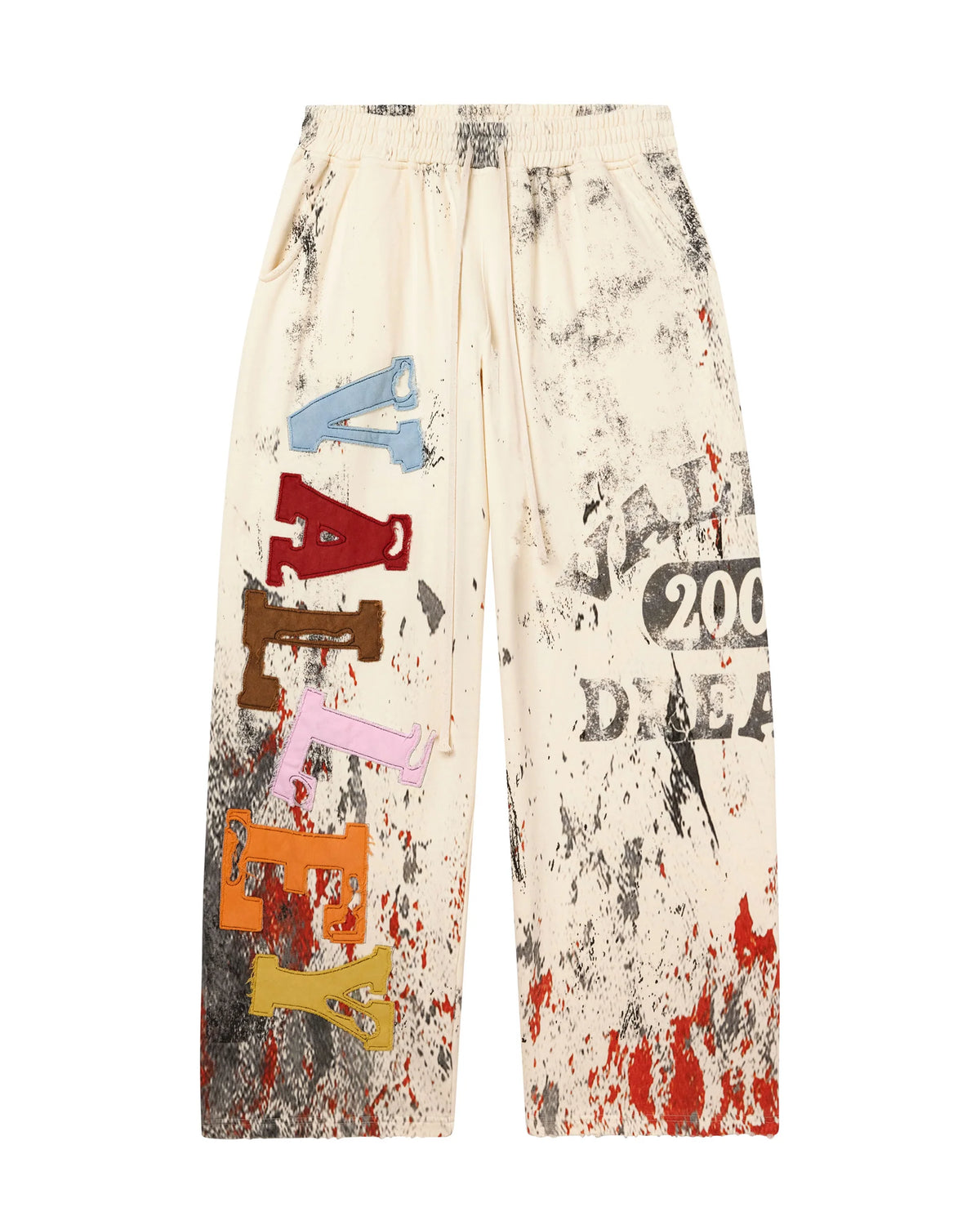 Vale Forever Picasso Sweatpants Cream Multi Color