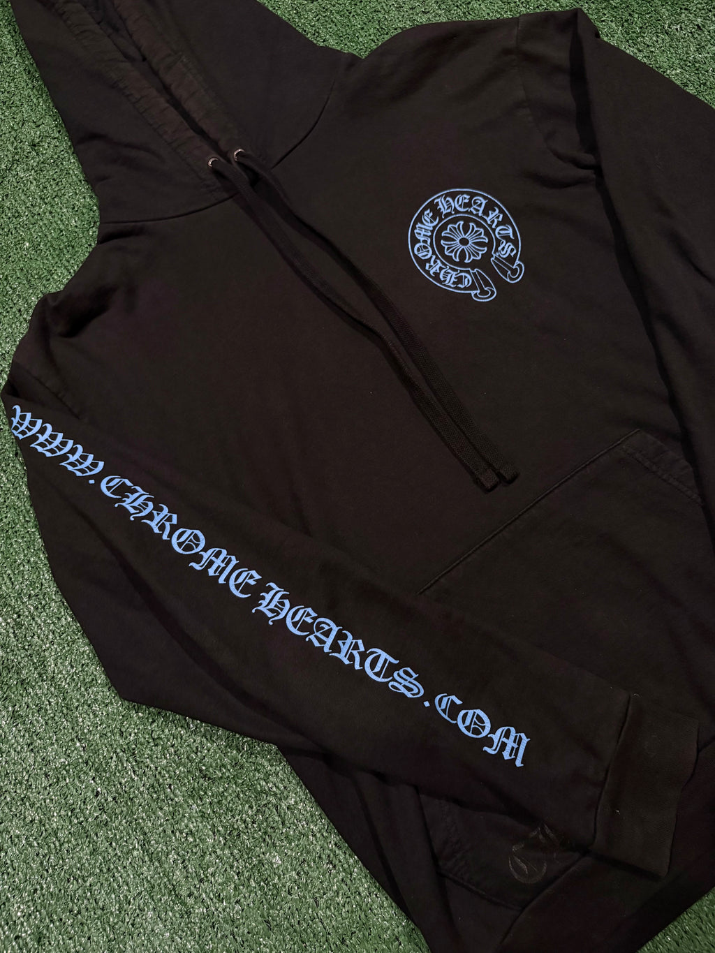 Chrome Hearts Online Exclusive Hoodie Blue