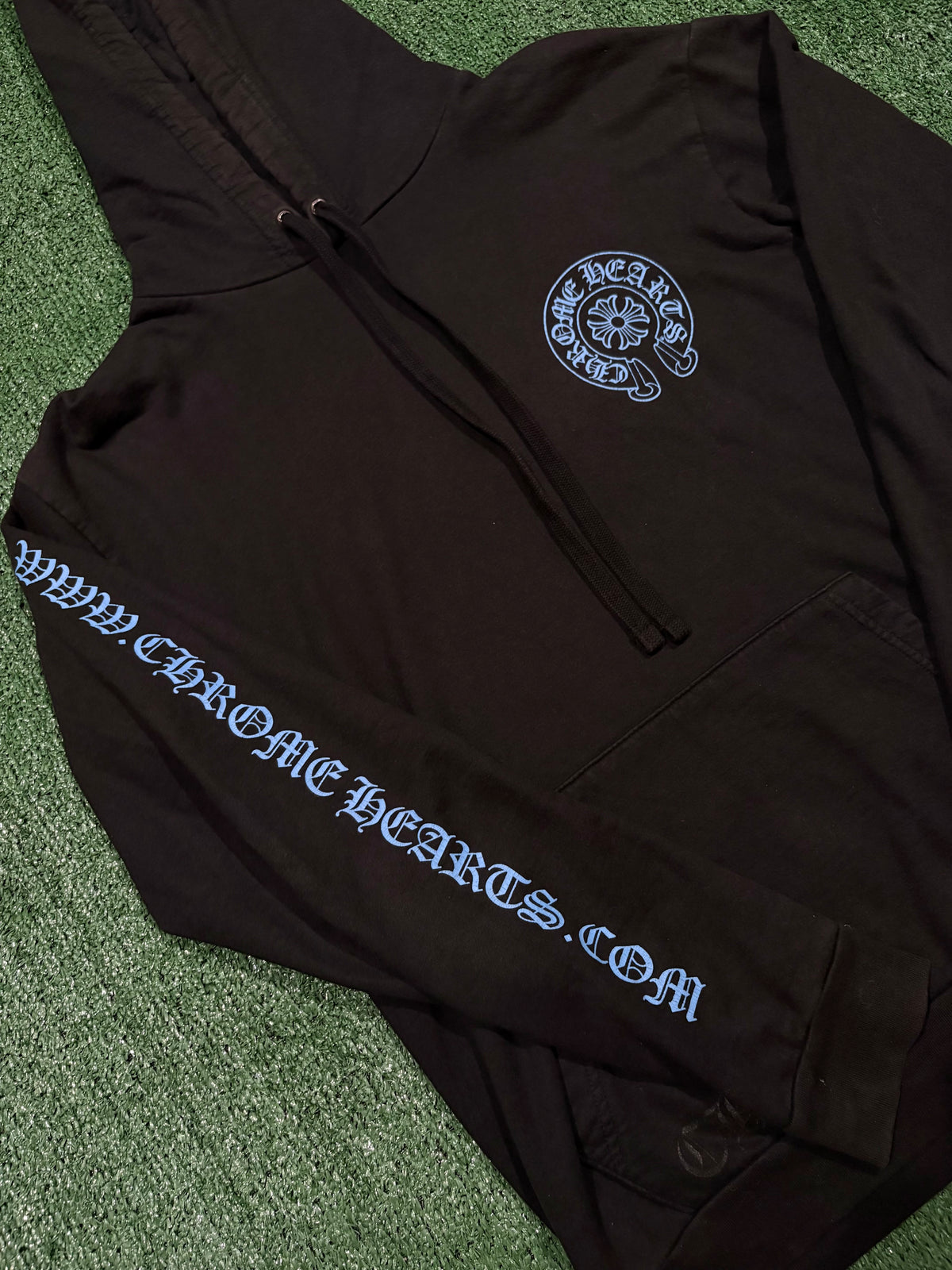 Chrome Hearts Online Exclusive Hoodie Blue