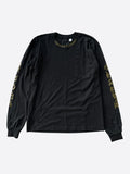 Chrome Hearts Neck Logo Long Sleeve T-shirt Black / Army Green