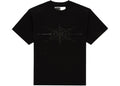 Sp5der Rhinestone Silk Tee Black