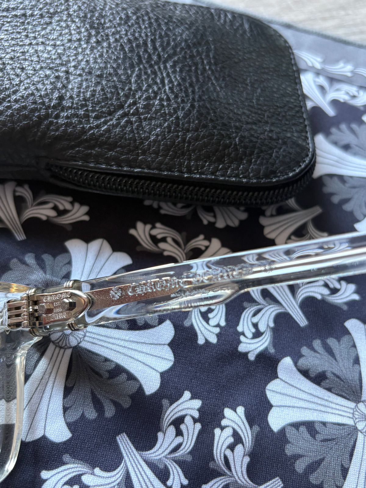 Chrome Hearts Clear Halllamanass Glasses