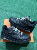 Louis Vuitton Trainer Black Embossed Monogram
