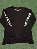 Chrome Hearts Neck Logo Long Sleeve T-Shirt Black