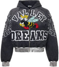 Vale Forever Anthem Zip Up Hoodie Black
