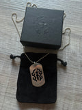 Chrome Hearts Dog Tag Dagger Necklace
