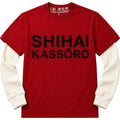 Shihai Kassoro Thermal Layered Tee Red