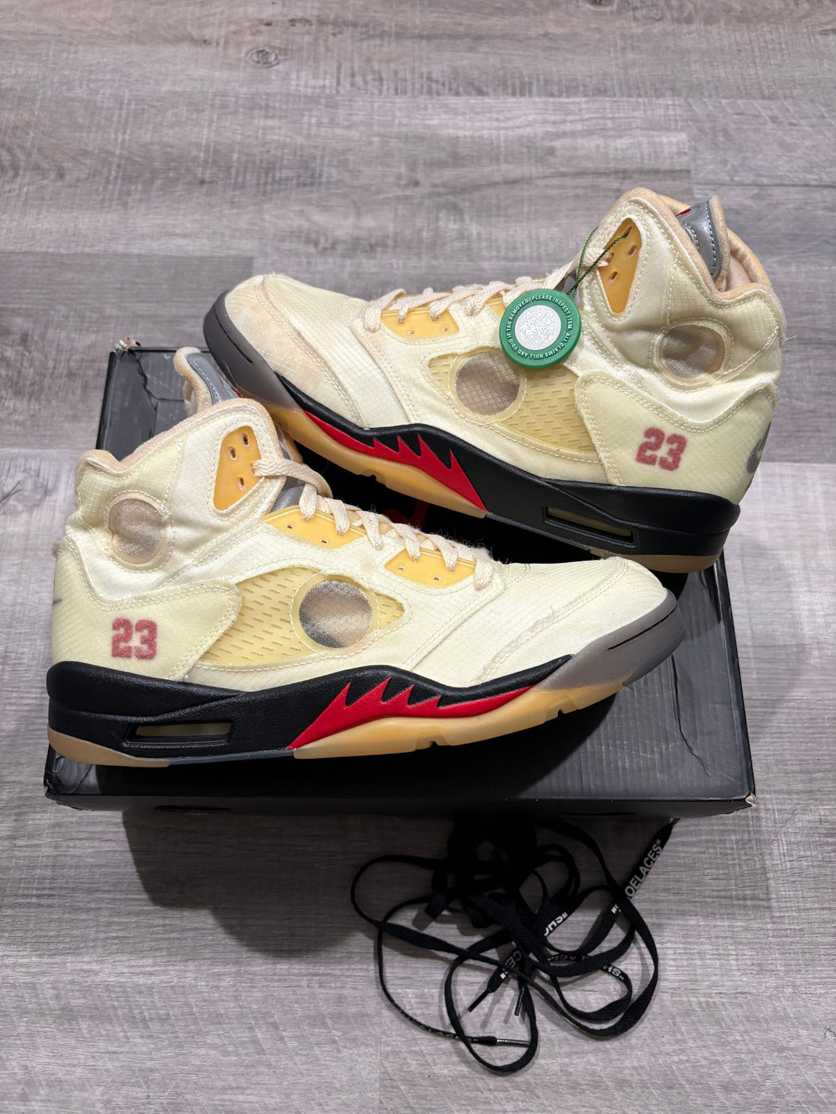 Jordan 5 Retro Off-White Sail